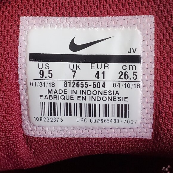 Nike Women’s Tanjun team red/white Size 9.5 US - Picture 5 of 8